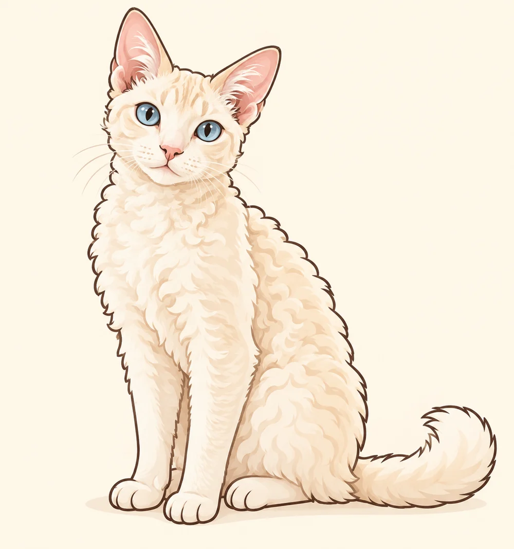 小月饼 · 同一只虚拟混血猫的 AI 漫画图