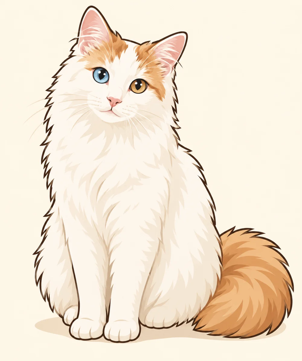 樱桃糖 · 同一只虚拟混血猫的 AI 漫画图