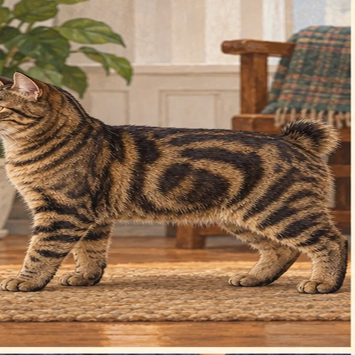 结实躯干,浓密短毛