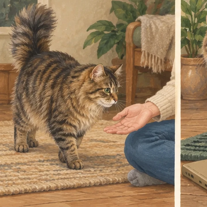 互动由这只猫决定
