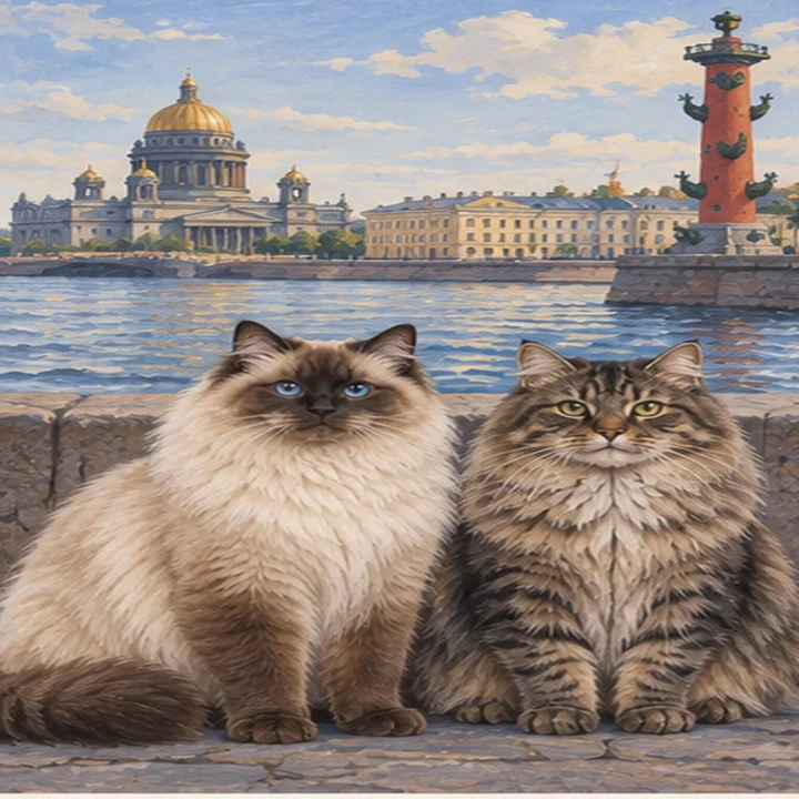 与西伯利亚猫共享起源