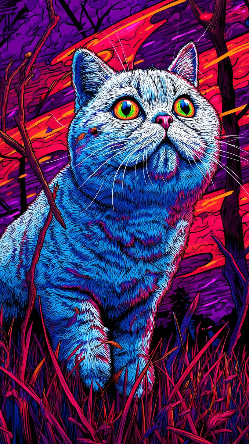 Британская короткошерстная кошка милая