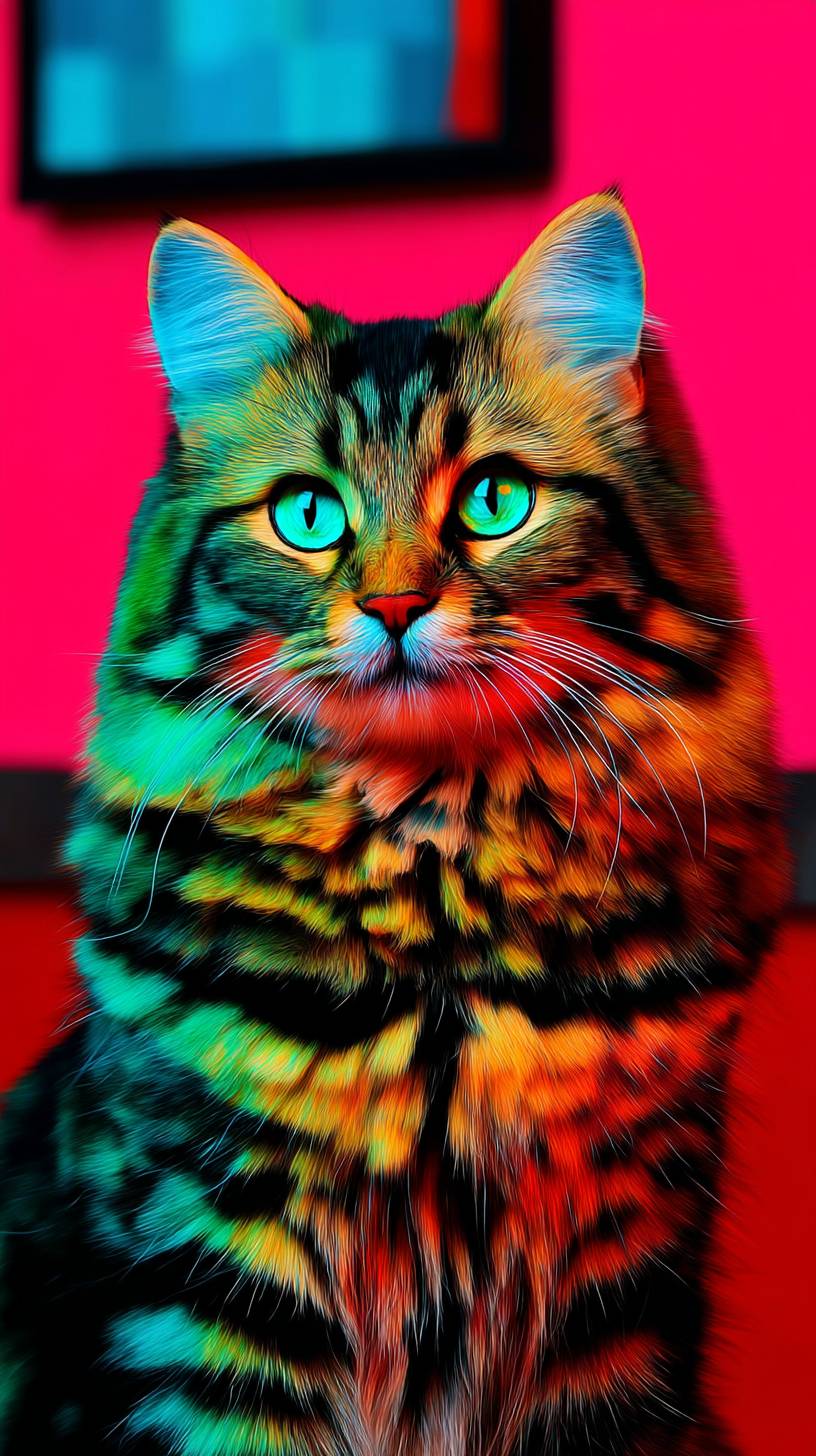 Siberian cat is cute