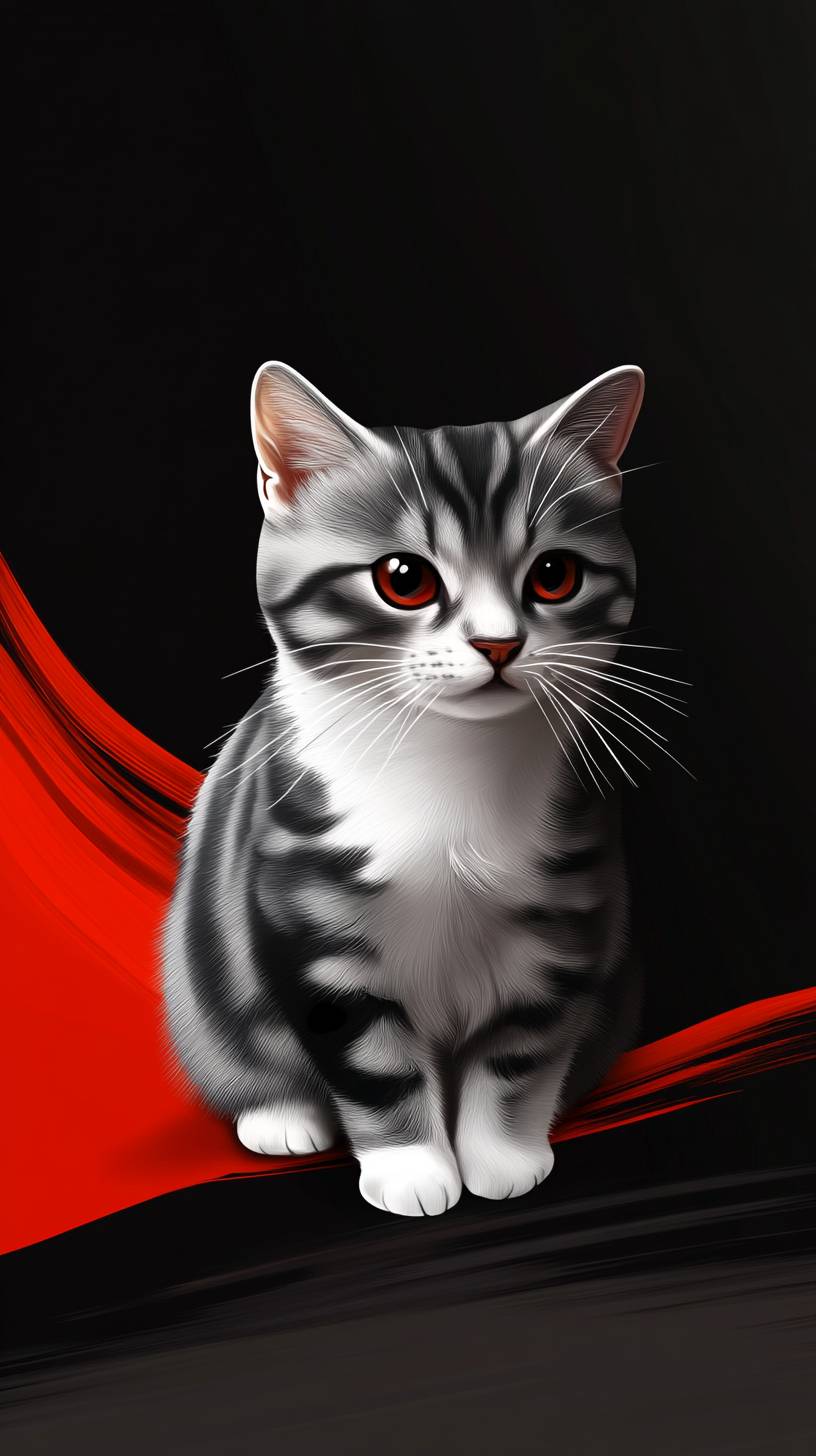 Los gatos American Shorthair son adorables