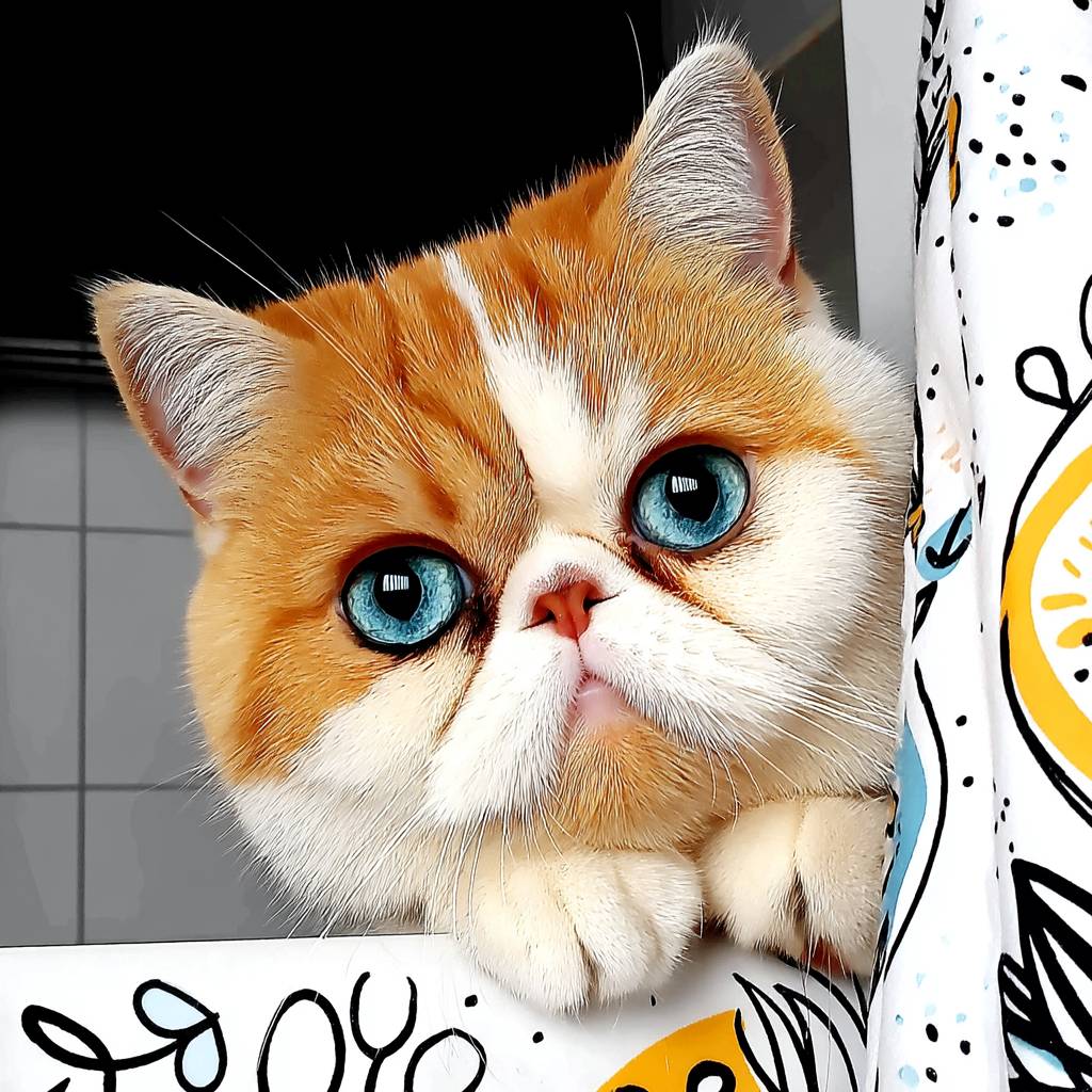 Exotic Shorthair Katzen sind süß