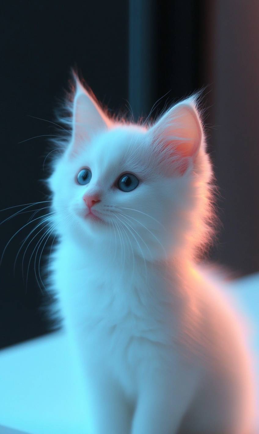 Os gatos da floresta norueguesa são fofos
