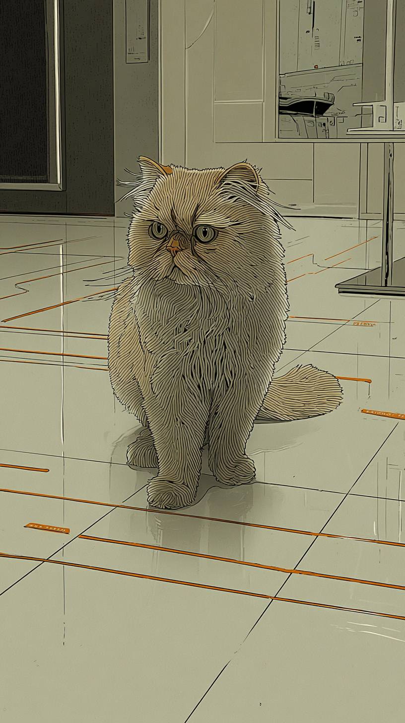 Gato persa lindo