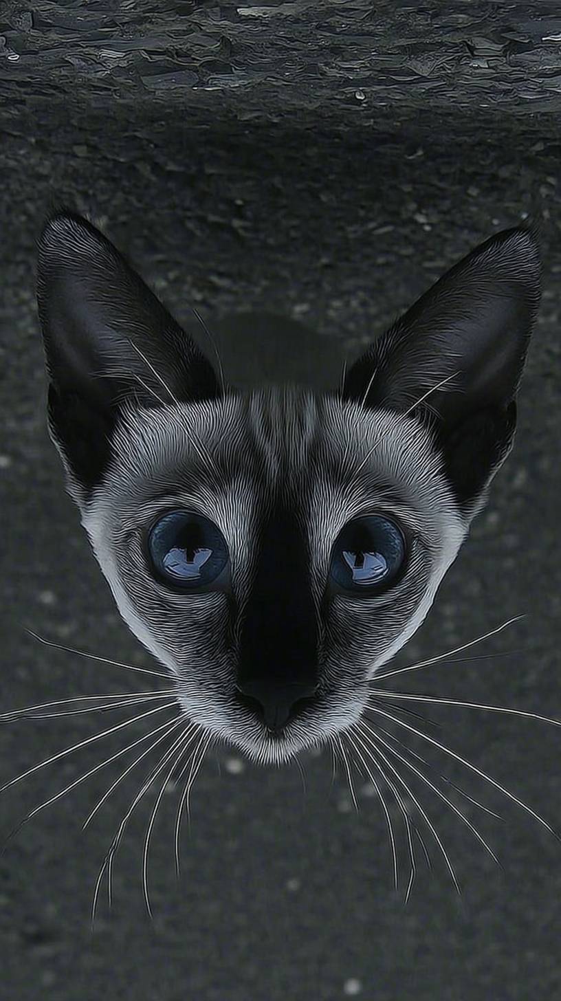 Balinese cat is cute