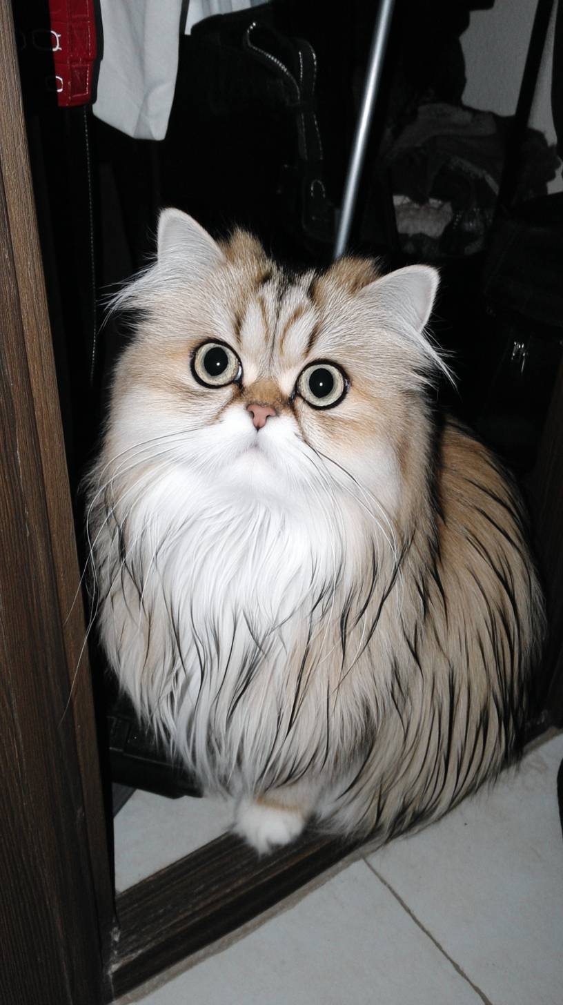 Persian cat is cute