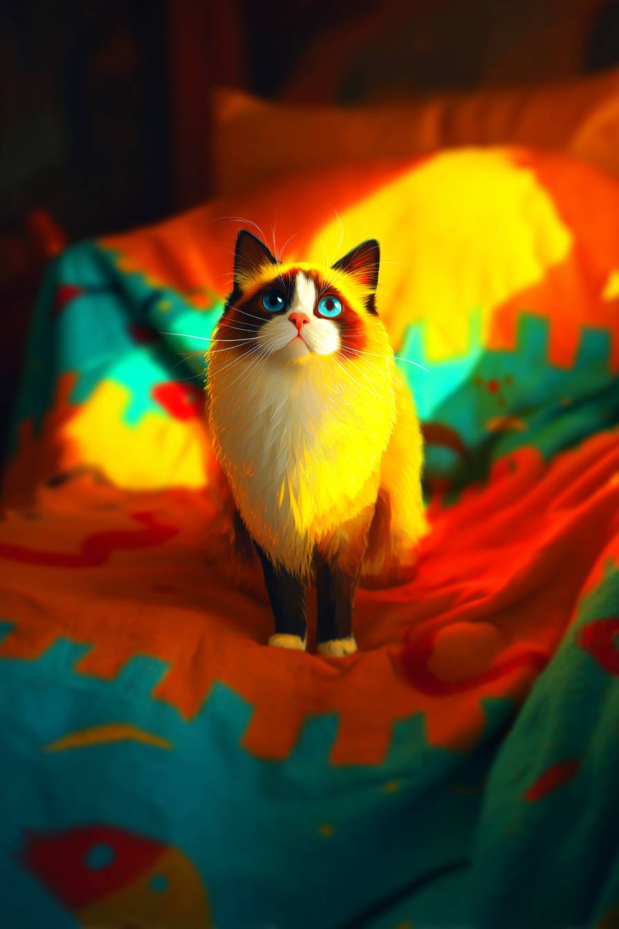ラグドールキャットはかわいいです