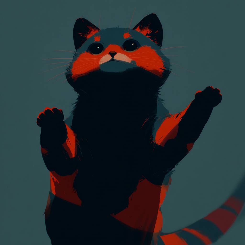 Niedliche Cheetoh Katze