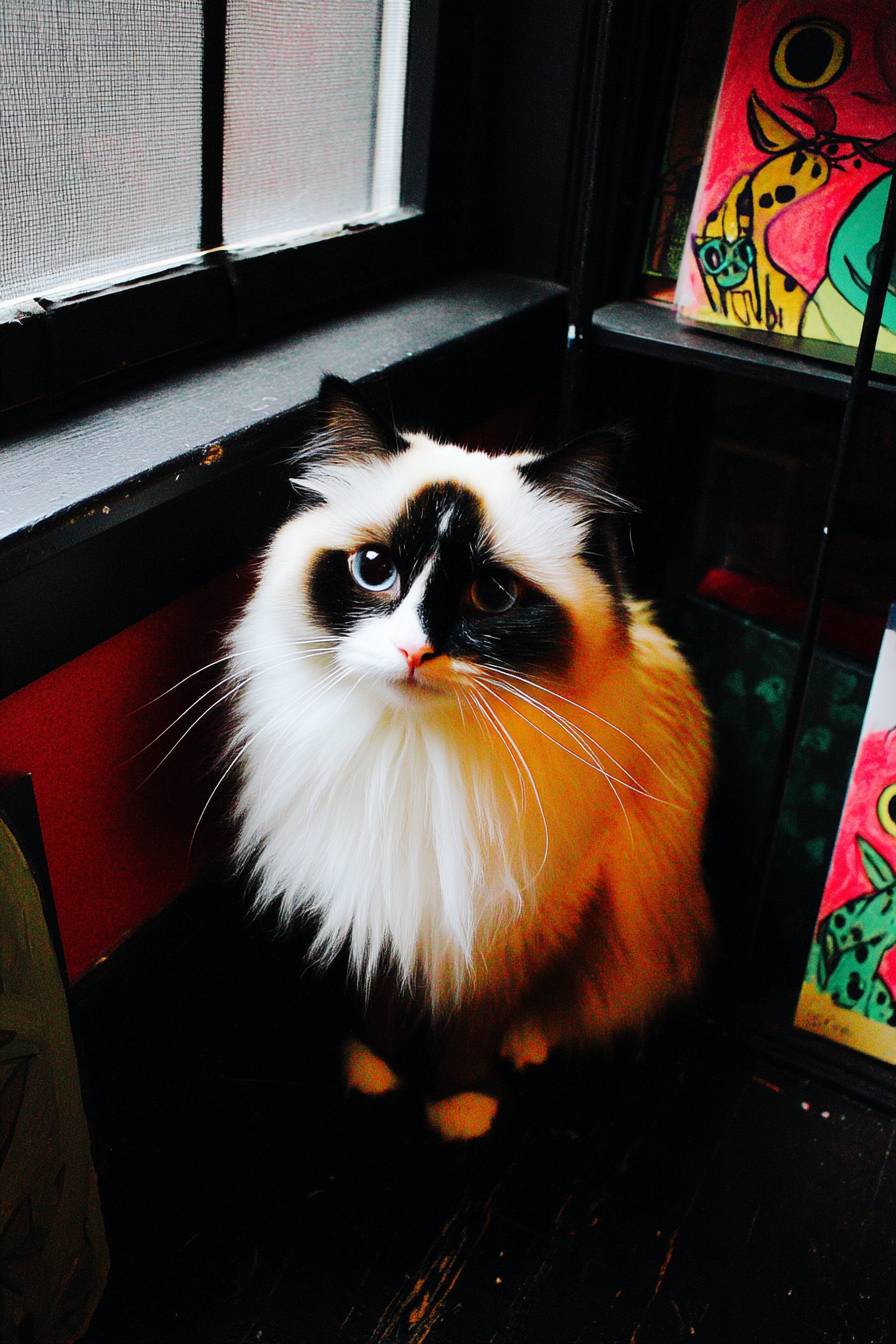 Gatos Ragdoll são fofos