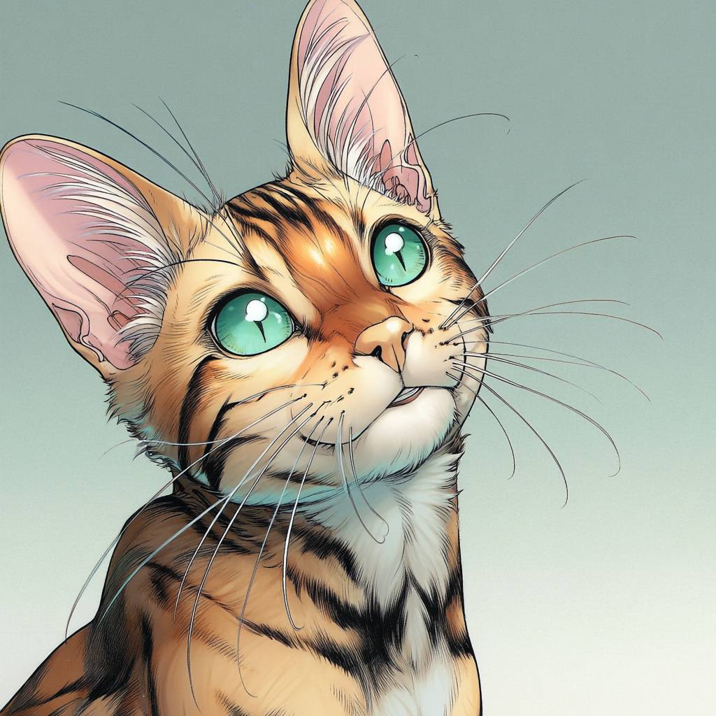 El gato Toyger es lindo