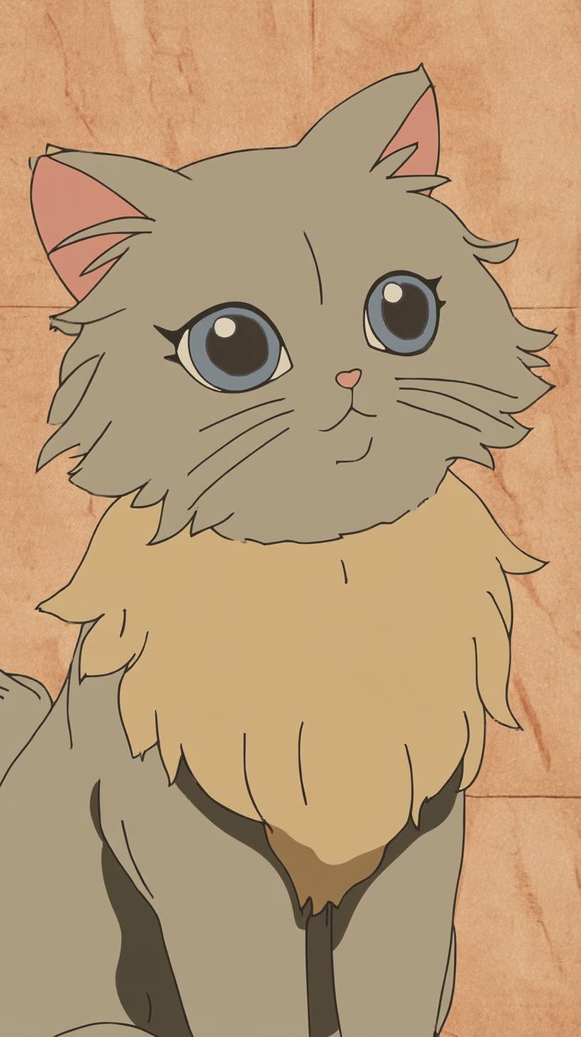 El gato persa es lindo