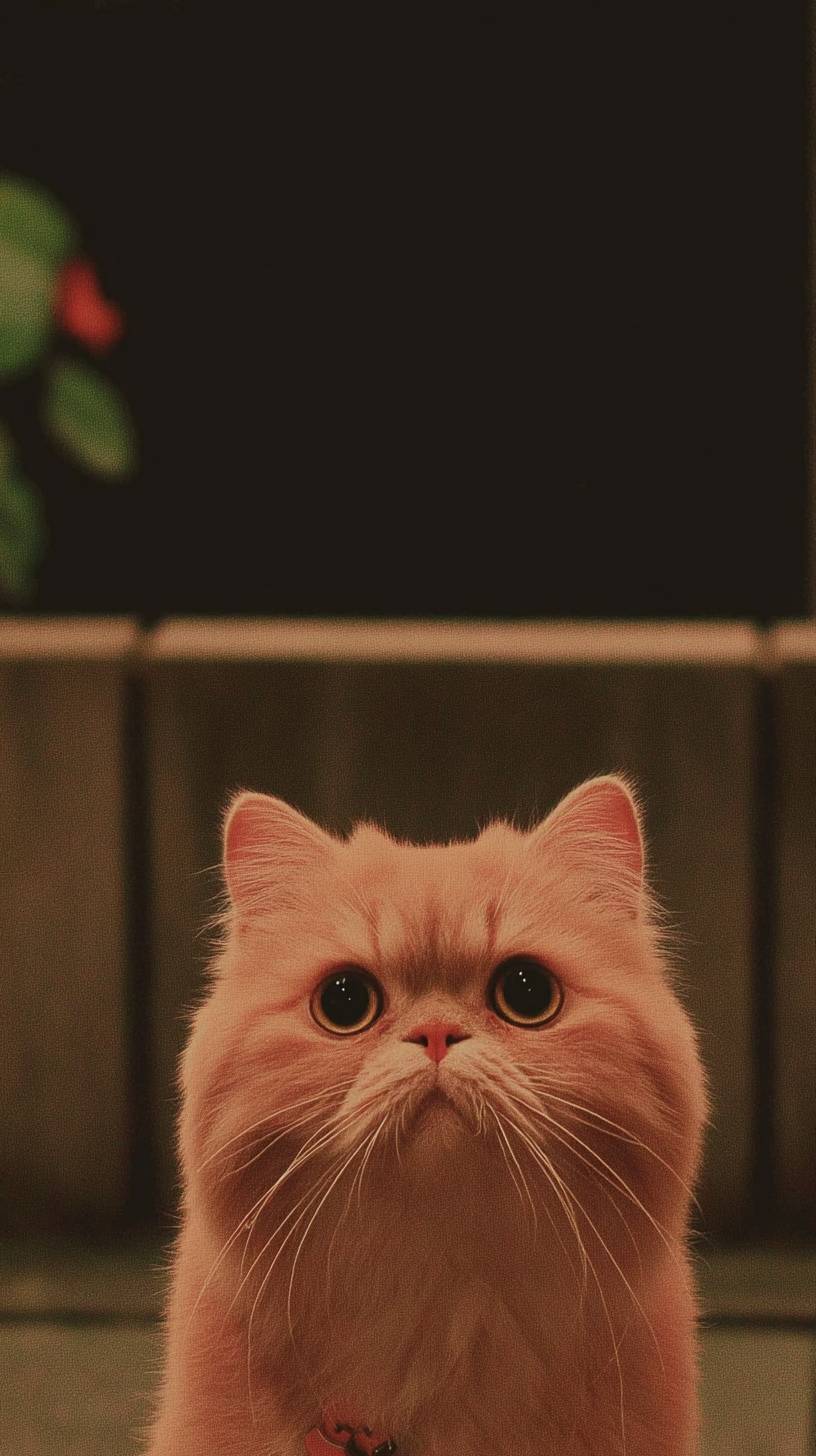 El gato persa es lindo