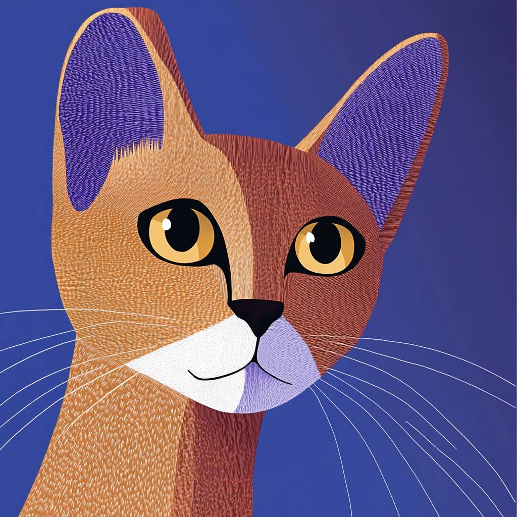 Die Abessinierkatze ist süß