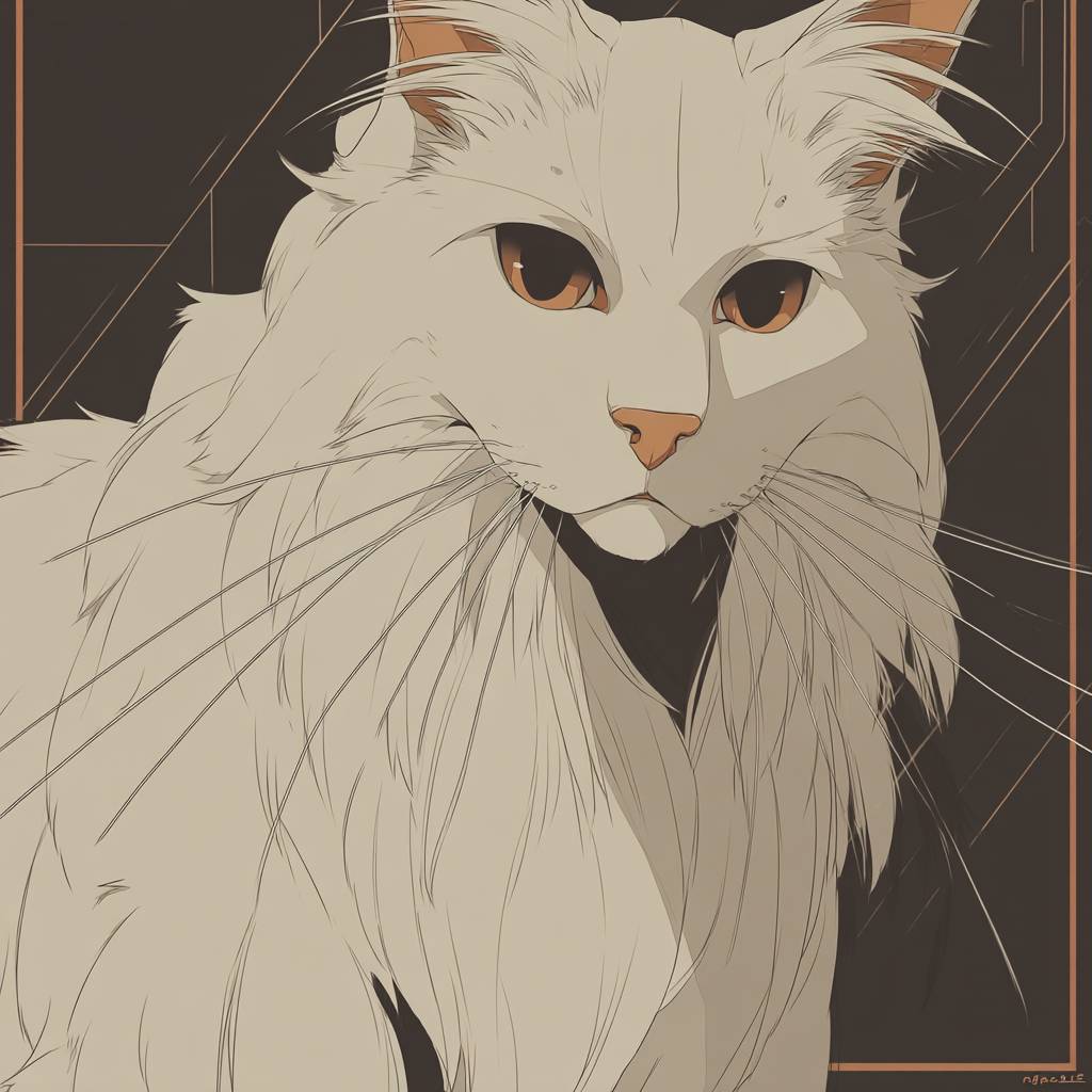 Los gatos Angora turcos son adorables.