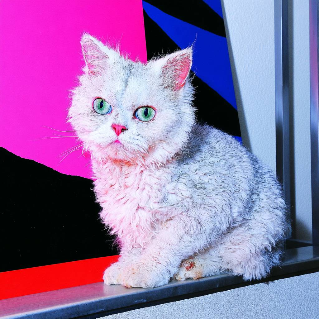 Кошка Селкирк Рекс милая