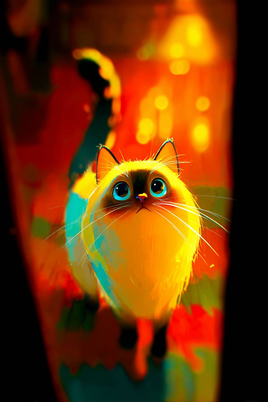El gato Ragdoll es lindo