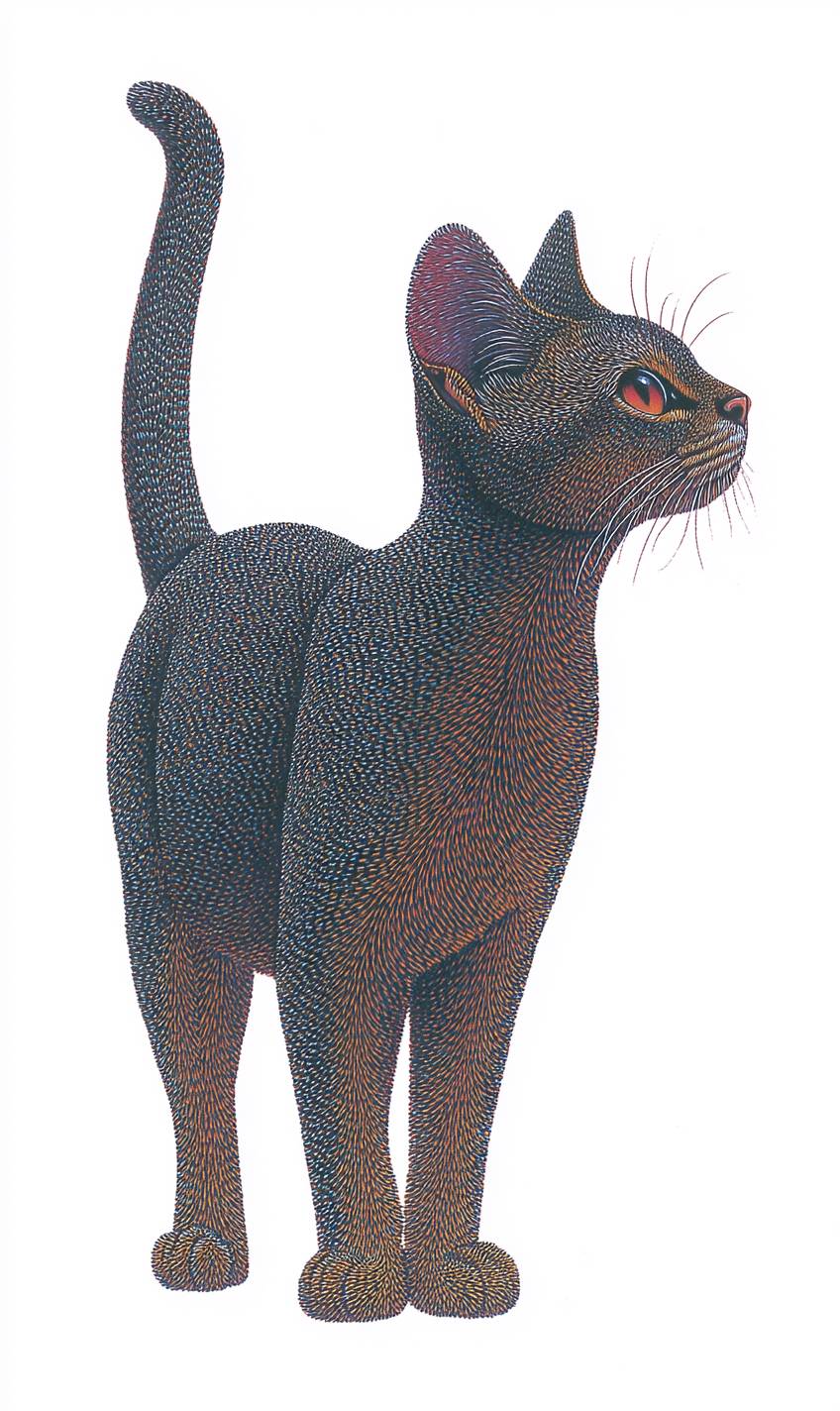 Cute Chausie cat