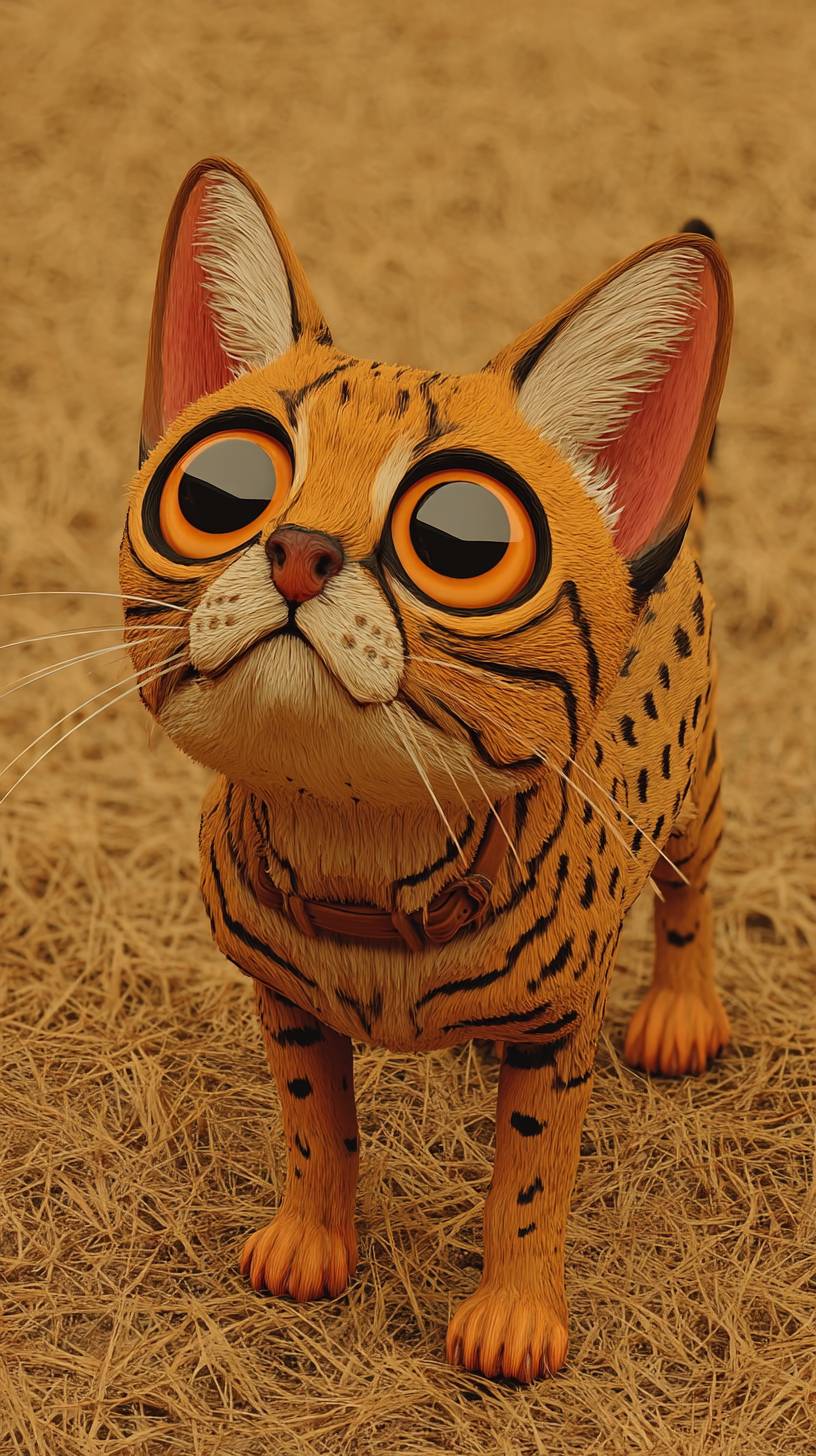 El gato Serengeti es lindo