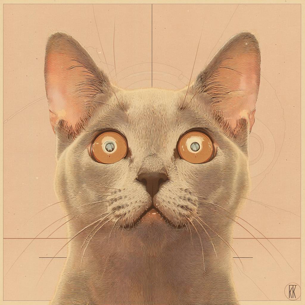El gato ruso azul es lindo