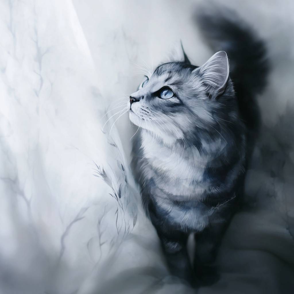 Kurilian Bobtail Katze ist süß
