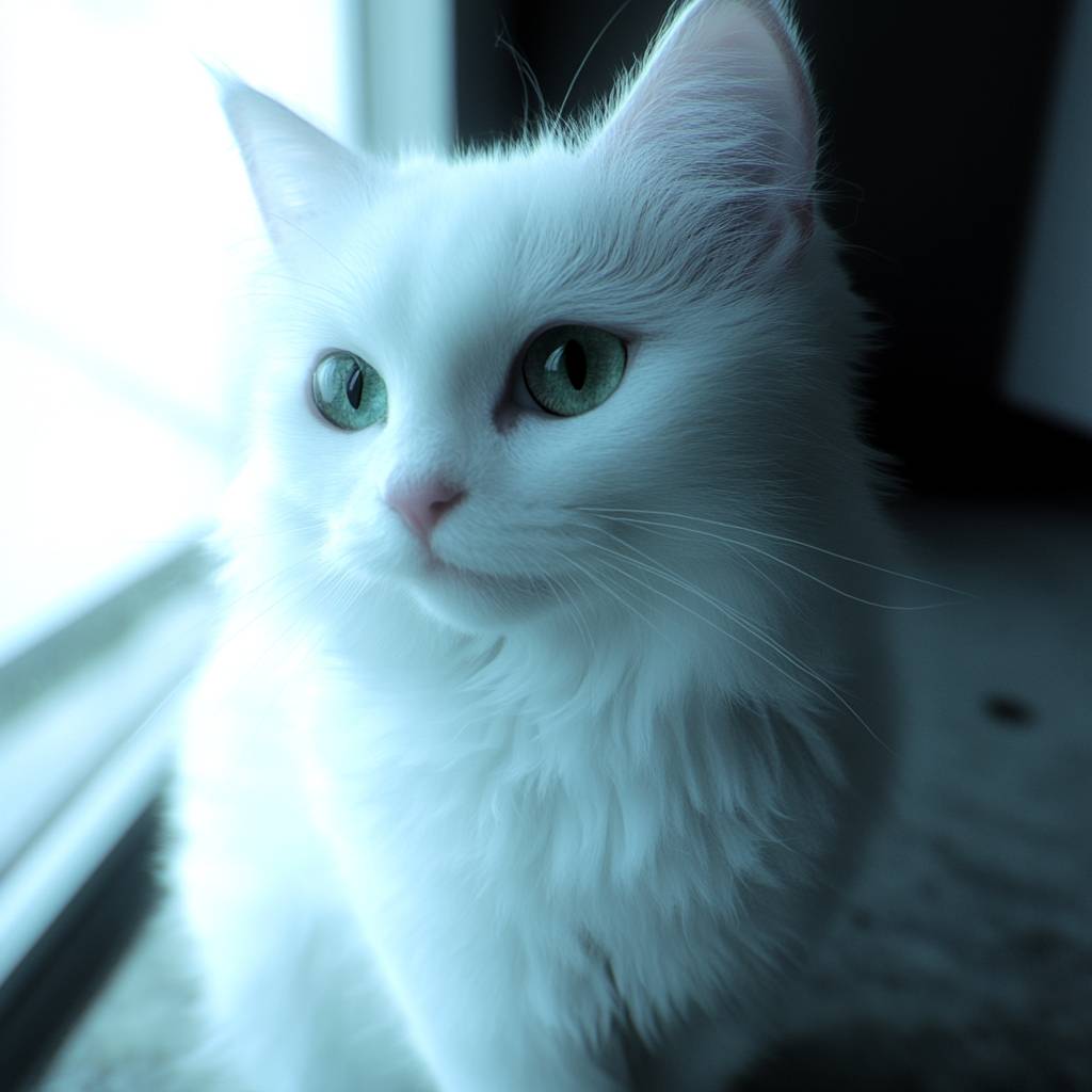 土耳其安哥拉猫很可爱