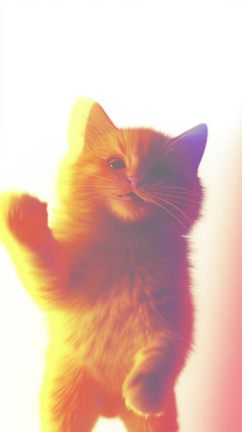 Le chat sibérien est mignon