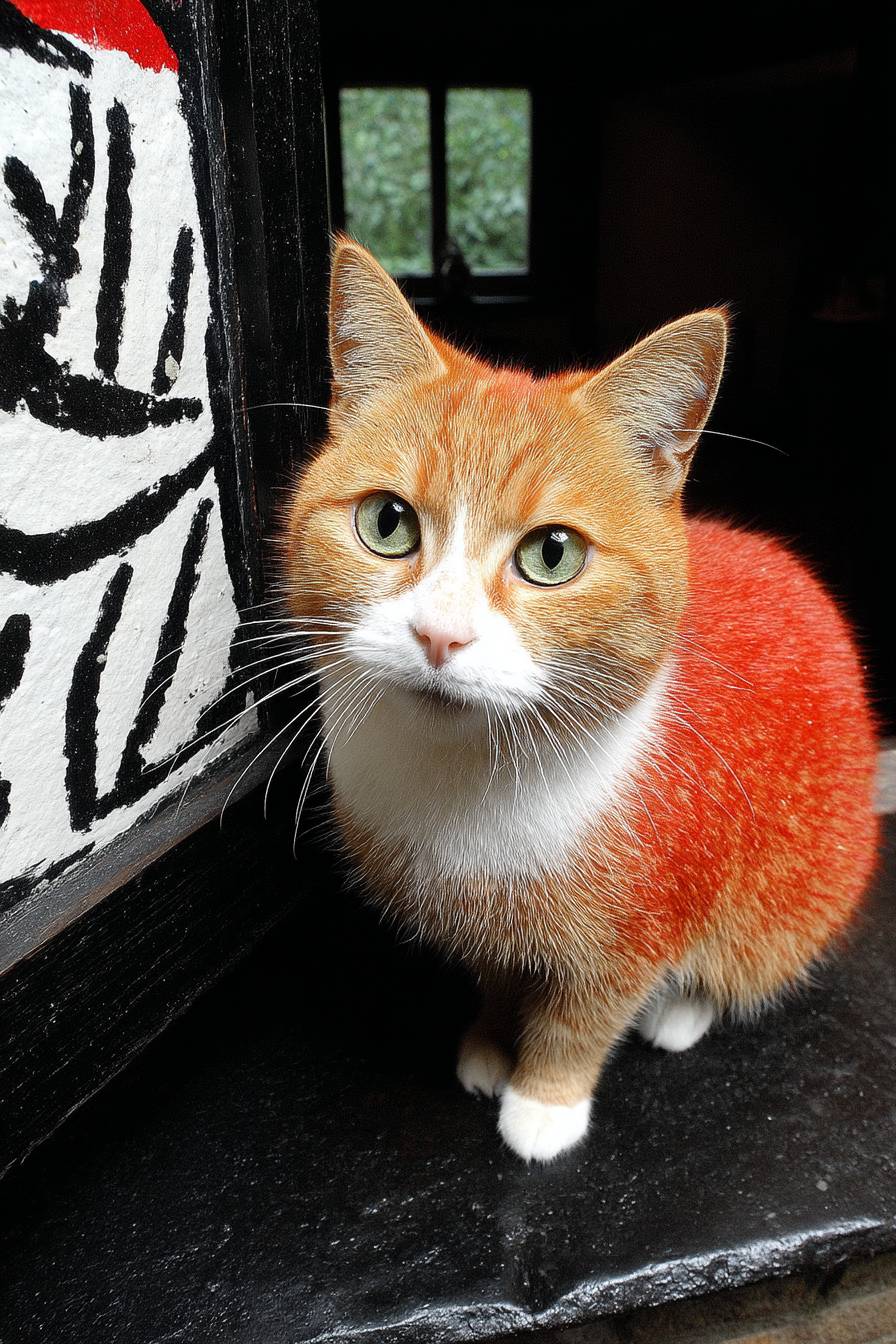 El gato manx es muy lindo