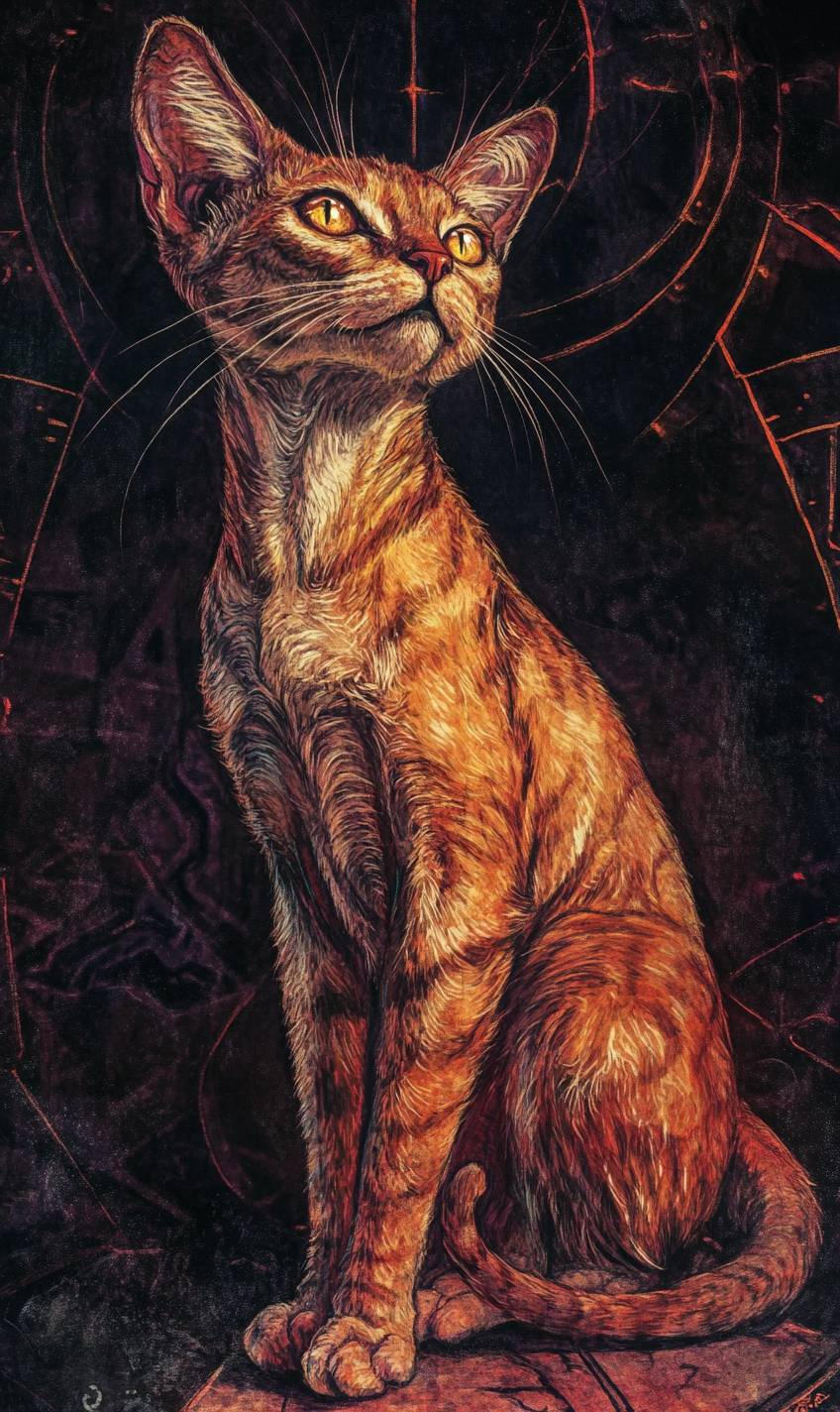 El gato Chausie es lindo