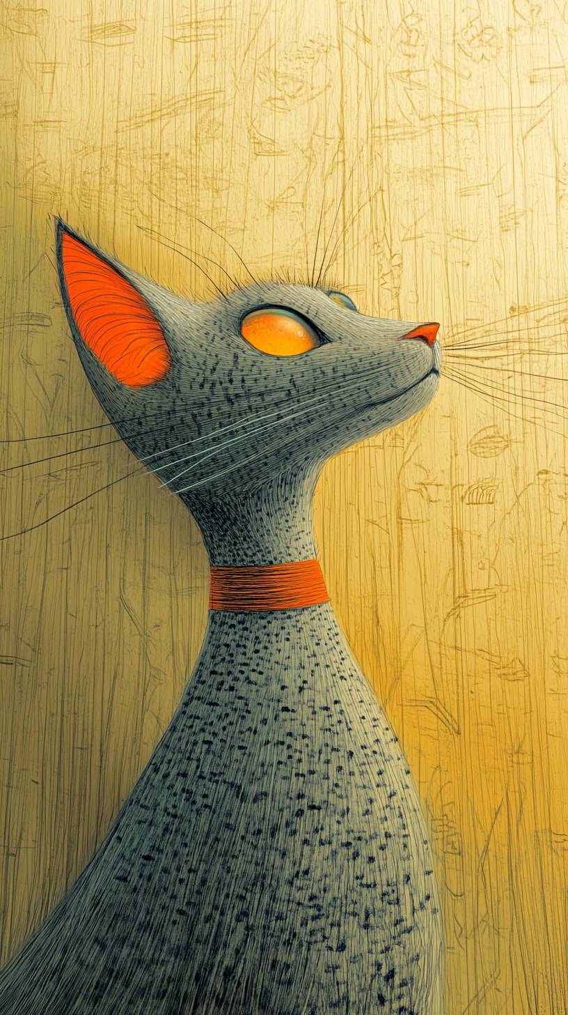Egyptian Mau cat is cute