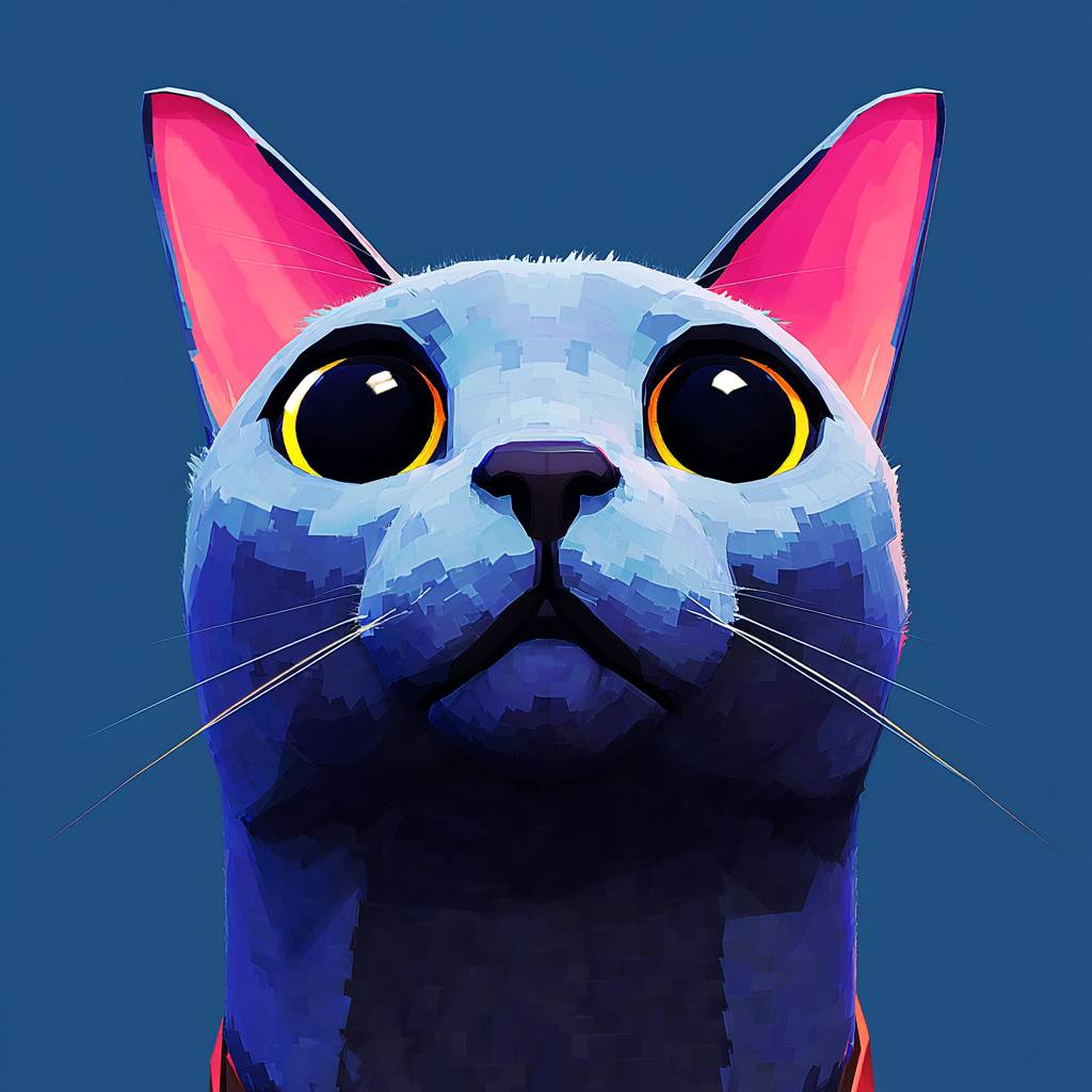 Los gatos Russian Blue son adorables