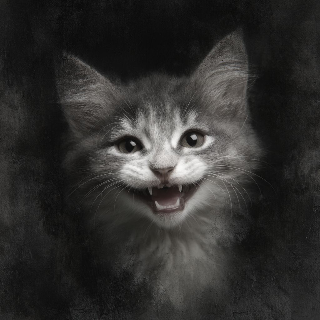 ニコニコの子猫